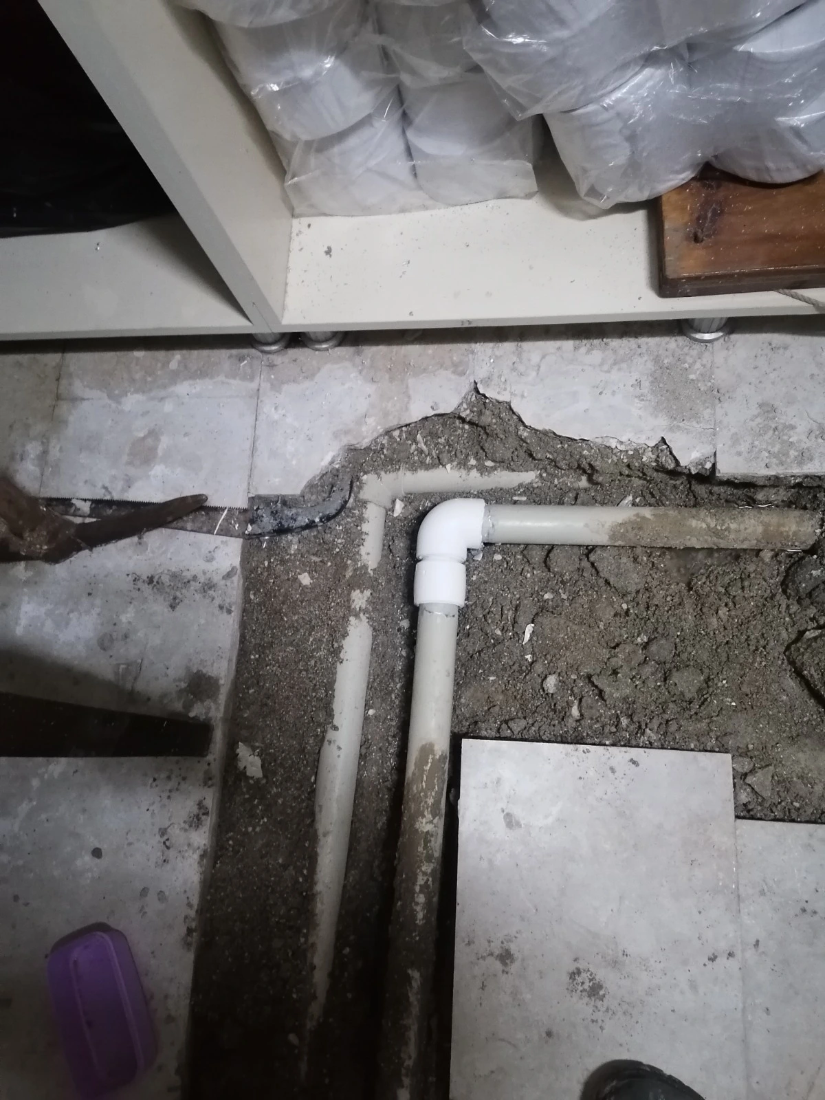 Kaçak sonrası bulunan yerin tamir edilmesi